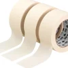 Malerbedarf^Flachkrepp Klebeband-Set Beige 3 x 50 m x 50 mm