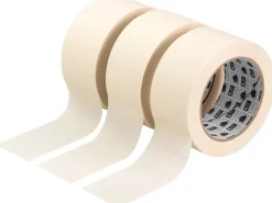 Malerbedarf^Flachkrepp Klebeband-Set Beige 3 x 50 m x 50 mm