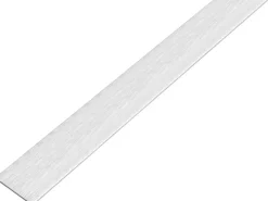 Zierprofile^Flachstange Selbstklebend Alu Edelstahldesign Hell 15 mm x 2 mm x 1000 mm