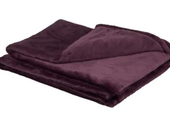 Überwürfe|Decken^Fleece-Decke Blush Bordeaux 150 cm x 200 cm