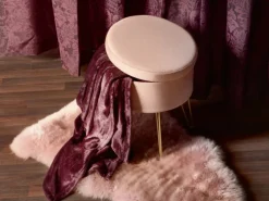 Überwürfe|Decken^Fleece-Decke Blush Bordeaux 150 cm x 200 cm