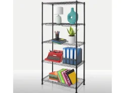 Floordirekt Gitterregal Taranaki Metallregal Entnehmbare Ablagen 75 x 40 x 170 cm