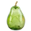 FlowerPower Deko Birne Pera mit LED 11 cm x 16 cm Grün