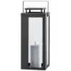 FlowerPower Laternen^LED-Laterne Lucido Outdoor 40,5 cm x 16,5 cm x 16,5 cm Schwarz