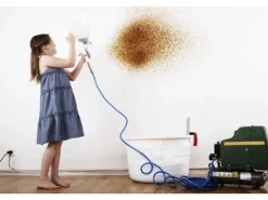 Floxxan Tapezierzubehör^Trichterspritzpistole Ideal für die Verarbeitung von Baumwollputz Flüssigtapete