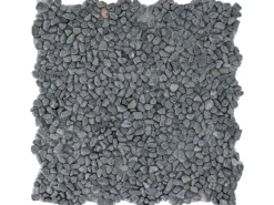 Mosaik^Flusskiesel Black Matt 30,5 cm + 30,5 cm