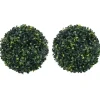 furnicato Kunstpflanzen^Künstliche Buchsbaumkugeln 2 Stk. 45 cm