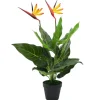 furnicato Künstliche Strelitzia Reginae Paradiesvogelblume 66 cm
