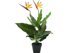 furnicato Künstliche Strelitzia Reginae Paradiesvogelblume 66 cm