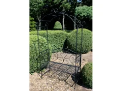 Garden Pleasure Sitzbänke^Bank mit Rosenbogen Colima 124 cm x 200 cm x 48 cm Stahl