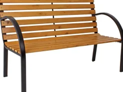 Garden Pleasure Sitzbänke^Parkbank Bellevue 122 cm x 80 cm x 60 cm Natur FSC®