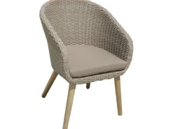 Garden Pleasure Stuhl Visalia 4er-Set Grau FSC®