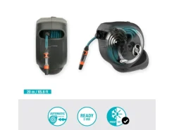 Gardena Wand-Schlauchbox RollUp M mit 20 m Gartenschlauch