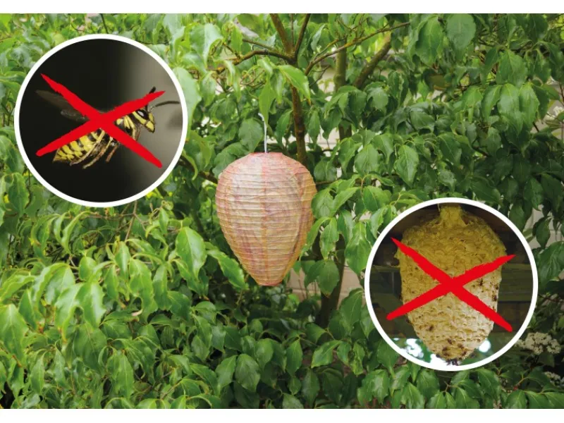 Gardigo Insektenschutz^Wespennest-Attrappe 2er Set