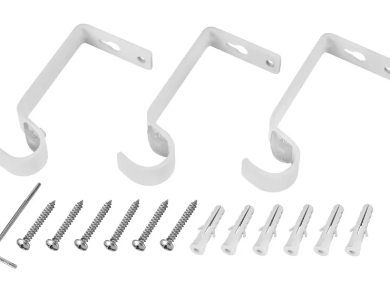 Gardinenschienen^Gardinenstange Set Ø 16-19 mm x 120-210 cm