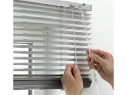 Gardinia Aluminium Jalousie 130 cm x 175 cm Silber