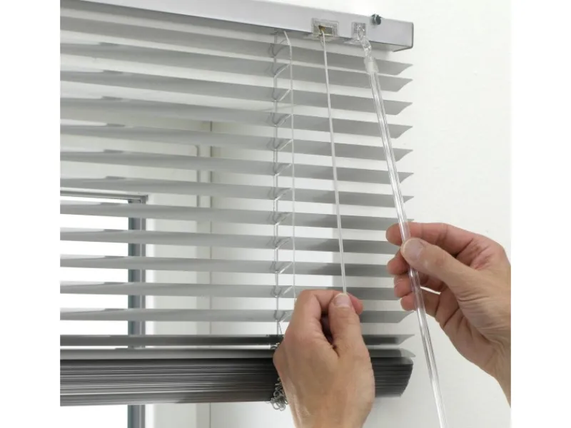 Gardinia Aluminium Jalousie 130 cm x 175 cm Silber