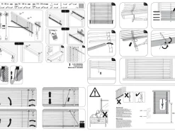 Gardinia Aluminium Jalousie 130 cm x 175 cm Silber