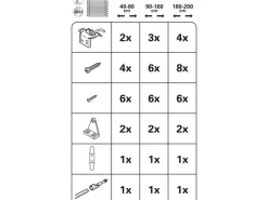 Gardinia Jalousien^Aluminium Jalousie 40 cm x 175 cm Silber