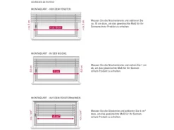 Gardinia Jalousien^Aluminium Jalousie 40 cm x 175 cm Silber