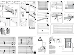Gardinia Jalousien^Aluminium Jalousie 40 cm x 175 cm Silber