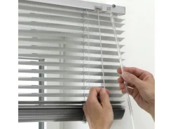 Gardinia Aluminium Jalousie 120 cm x 130 cm Silber