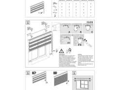 Gardinia Doppelrollo 140 cm x 160 cm Weiß