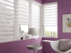 Gardinia Doppelrollo 140 cm x 160 cm Weiß