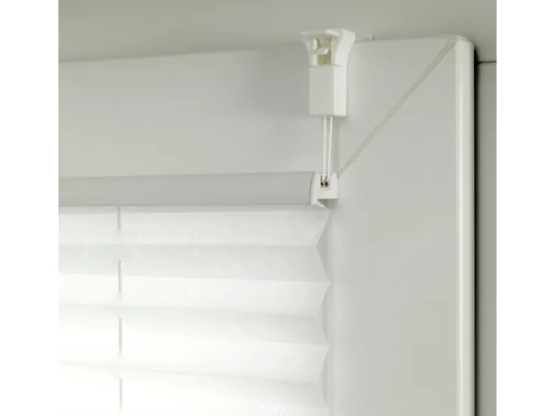 Gardinia Easy Fix Plissee Tag und Nacht Weiß 100 cm x 130 cm