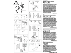 Gardinia Rollos|Raffrollos^Easyfix Doppelrollo mit Montageschiene 45 cm x 150 cm