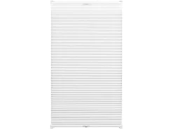 Gardinia Plissees^EasyFix Plissee mit 2 Bedienschienen 75 cm x 130 cm Weiß