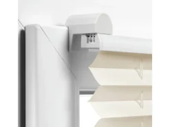 Gardinia Plissees^EasyFix Plissee mit 2 Bedienschienen 55 cm x 130 cm Elfenbein