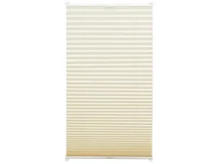 Gardinia Plissees^EasyFix Plissee mit 2 Bedienschienen 65 cm x 130 cm Elfenbein