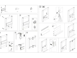 Gardinia Rollos^EasyFix Raffrollo 50 cm x 140 cm Weiß