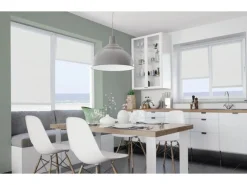 Gardinia Raffrollos^EasyFix Rollo Natur 100 cm x 150 cm Weiß