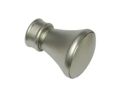 Gardinia Endstück Europa Lago für Ø 19 mm Silber-