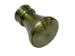 Gardinia Endstück Europa Lago für Ø 19 mm Messing-Antik