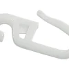 Gardinia Seilspanngarnituren^Faltenlegehaken POM-Qualität 16 mm Rohweiß 10-er Pack