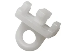 Gardinia Feststeller für Alu-Vorhangschiene Weiß 6-er Pack