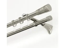 Gardinia Gardinenstangen^Gardinenringe Chicago für Ø 20 mm 10-er Pack