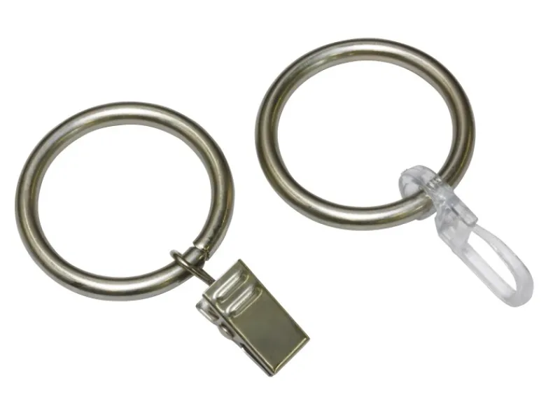Gardinia Gardinen|Seilspanngarnituren^Gardinenringe Europa für Ø 19 mm 10-er Pack
