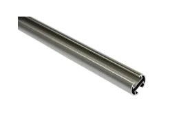 Gardinia Vorhänge|Seilspanngarnituren^Gardinenstange Chicago mit Innenlauf II Ø 20 mm Edelstahloptik 240 cm