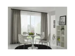 Gardinia Gardinenstange Chicago mit Innenlauf I Ø 20 mm Schwarz - Matt 160 cm