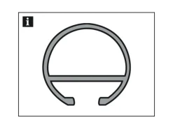 Gardinia Gardinenstange Chicago mit Innenlauf I Ø 20 mm Schwarz - Matt 160 cm