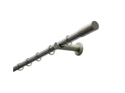 Gardinia Seilspanngarnituren^Gardinenstangen-Set Zylinder Ø 20 mm optik 160 cm