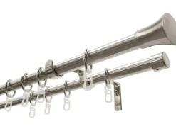 Gardinia Gardinenstangen-Set Konus mit Innenlauf II Ø 16/19 mm 120 cm - 210 cm