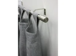 Gardinia Seilspanngarnituren^Gardinenstangen-Set Zylinder Ø 16/19 mm Edelstahl 120 cm - 210 cm