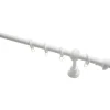 Gardinia Seilspanngarnituren^Gardinenstangen-Set Bifo Ø 28 mm Weiß 300 cm