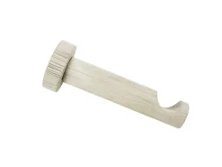 Gardinia Gardinenstangen^Holz-Träger Country für Ø 25 mm offen 12 cm Castell