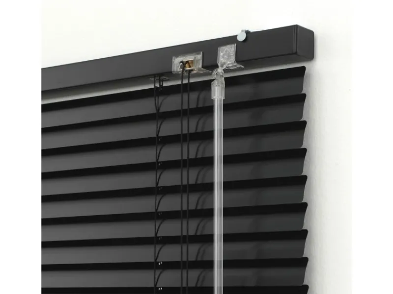 Gardinia Jalousie Aluminium 40 cm x 175 cm Schwarz